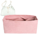 Organizer for [25 Large Handbag, Chanel] Tote Purse Bag Insert Organiser Liner Shaper (Velvet, Long Zip and Open Compartment)