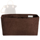 Organizer for [Neo Lockit PM, LV] Tote Purse Bag Insert Organiser Liner Shaper (Velvet, Long Zip and Open Compartment)