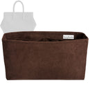 Organizer for [Barbara Tote, Bottega Veneta] Tote Purse Bag Insert Organiser Liner Shaper (Velvet, Long Zip and Open Compartment)