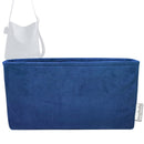 Organizer for [BLEECKER BUCKET BAG 36, Coach] Tote Purse Bag Insert Organiser Liner Shaper (Velvet, Long Zip and Open Compartment)