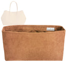 Organizer for [Neo Garden Voyage 41 bag, Hermes] Tote Purse Bag Insert Organiser Liner Shaper (Velvet, Long Zip and Open Compartment)