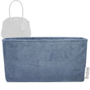 Organizer for [Soft Empire Carryall 21, Coach] Tote Purse Bag Insert Organiser Liner Shaper (Velvet, Long Zip and Open Compartment)