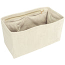 Organizer for [Mini Caro Bucket Bag, Dior] Bag Insert (Velvet, Long Zip and Open Compartment)