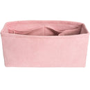 Organizer for [By The Way Selleria Mini, Fendi] Bag Insert (Velvet, Long Zip and Open Compartment)