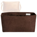 Organizer for [Poppy Purse Large, Portland Leather Goods] Tote Purse Bag Insert Organiser Liner Shaper (Velvet, Slim Shape)