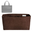 Organizer for [Mini Intrecciato Zipped Tote, BV] Velvet Bag Insert