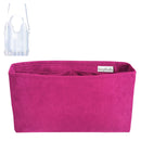 Organizer for [Mini Stripy Tote Bag, Chloe] Velvet Bag Insert