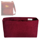 Organizer for [Antony Messenger Bag, Mulberry] Velvet Bag Insert