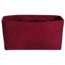 Organizer for [Black Leather Boy Enchained XL Flap Bag, Chanel] Bag Insert (Velvet, Slim Shape)