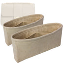Organizer for [Large Victoire, Celine] Tote Purse Bag Insert Organiser Liner Shaper (Velvet, A Pair of Inserts)