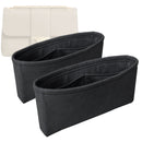 Organizer for [Medium Victoire, Celine] Tote Purse Bag Insert Organiser Liner Shaper (Velvet, A Pair of Inserts)