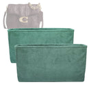 Organizer for [Times Square Tabby Shoulder Bag 17, Coach] Tote Purse Bag Insert Organiser Liner Shaper (Velvet, A Pair of Inserts)