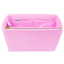 Organizer for [Medium Aspen Shoulder Bag, Portland Leather Goods] Bag Insert (Felt, Long Zip and Open Compartment)