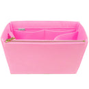 Organizer for [Large Aspen Shoulder Bag, Portland Leather Goods] Bag Insert (Felt, Long Zip and Open Compartment)