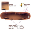 Organizer for [Roxanne Shoulder Bag, Mulberry] Bag Insert (Felt, Trapezoid Taper Shape)