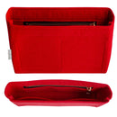 Organizer for [Medium Diorcamp Bag, Dior] Bag Insert (Felt, Slim with Zip Pocket)