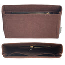 Organizer for [Medium Diorcamp Bag, Dior] Bag Insert (Felt, Slim with Zip Pocket)