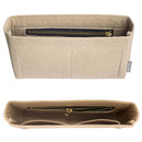 Organizer for [Evelyne 23 Poche III, Hermes] Bag Insert (Felt, Slim with Zip Pocket)