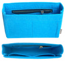 Organizer for [Medium Diorcamp Bag, Dior] Bag Insert (Felt, Slim with Zip Pocket)