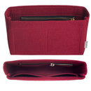 Organizer for [Evelyne 23 Poche III, Hermes] Bag Insert (Felt, Slim with Zip Pocket)