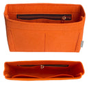 Organizer for [Medium Diorcamp Bag, Dior] Bag Insert (Felt, Slim with Zip Pocket)
