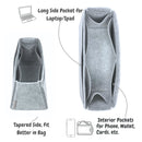 Organizer for [Way Large, Fendi] Bag Insert (Felt, Trapezoid Taper Shape)