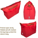 Organizer for [Large Roll, Fendi] Bag Insert (Nylon, Zip Cover with Handle)