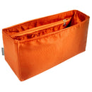 Organizer for [Large Aspen Shoulder Bag, Portland Leather Goods] Bag Insert (Silk, Long Zip and Open Compartment)