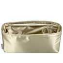 Organizer for [Large Roll, Fendi] Bag Insert (Silk, Long Zip and Open Compartment)