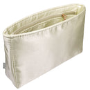 Organizer for [Dustbag Medium, Bottega Veneta] Bag Insert (Silk, Slim with Zip Pocket)