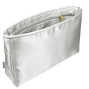 Organizer for [Small Roxanne, Mulberry] Bag Insert (Silk, Slim with Zip Pocket)