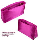 Organizer for [Trianon PM, LV] Bag Insert (Silk, Slim with Zip Pocket)