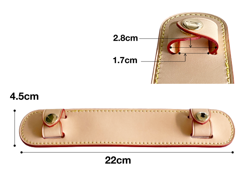 Komfort-Schulterpolster für Handtaschengurte - für Neverfull und Speedy