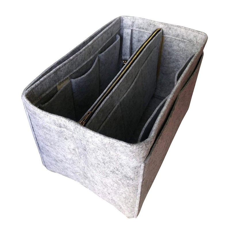  Bag Insert Bag Organiser for YSL Downtown Cabas (Smoke Layout  G) : Clothing, Shoes & Jewelry