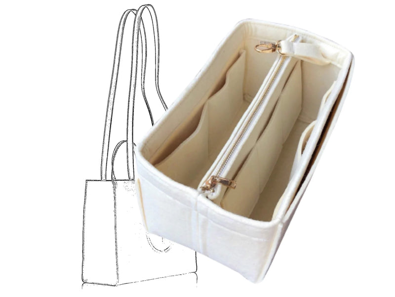 For [Telfar Medium Shopping Bag] Insert Organizer Liner (Style B)