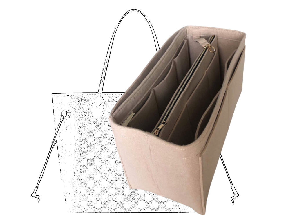 Bag Organizer for Louis Vuitton Neverfull PM (Detachable Zipper