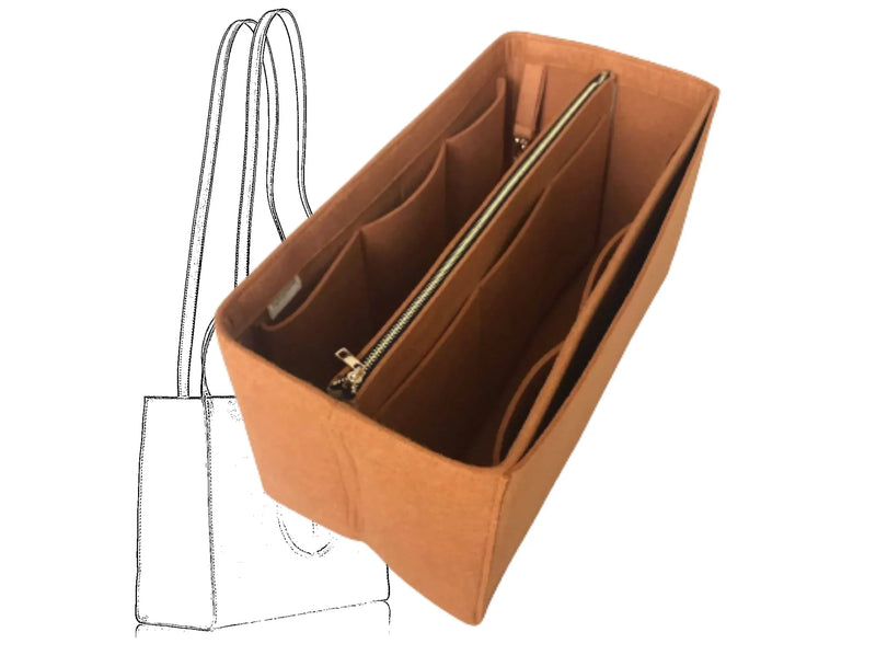 Für [Telfar Medium Shopping Bag] Organizer-Einsatz (Stil B)