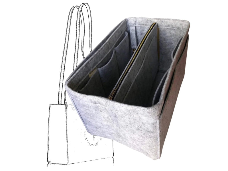 For [Telfar Small Shopping Bag] Insert Organizer Liner (Style B)