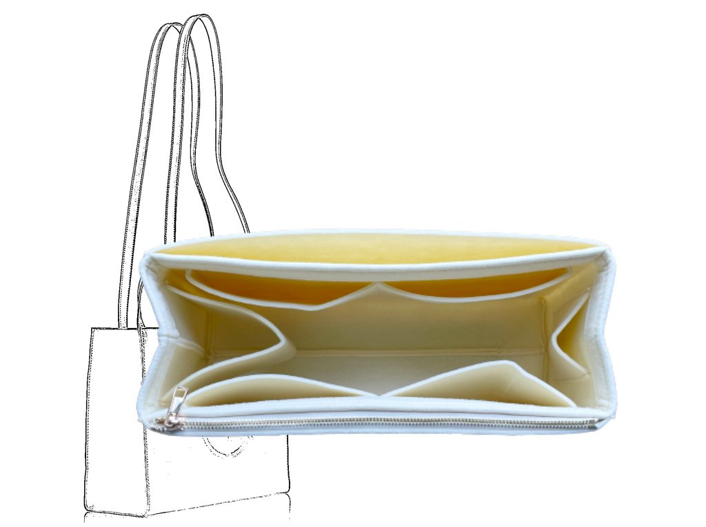 Purse Organizer for Telfar Shopping Bag Tote Bag Organizer Designer Handbag  Organizer Bag Liner Purse Insert Purse Storage 