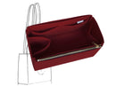For [Telfar Medium Shopping Bag] Insert Organizer Liner (Type D Single Zip)