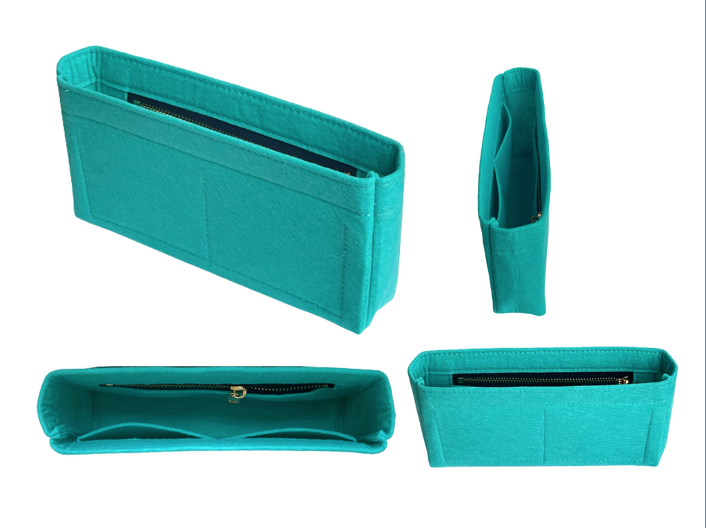 Organizer For [Petit Palais] (Slim with Zipper) Felt Organizer Purse Insert  Bag Organizer Shaper, Liner Protector