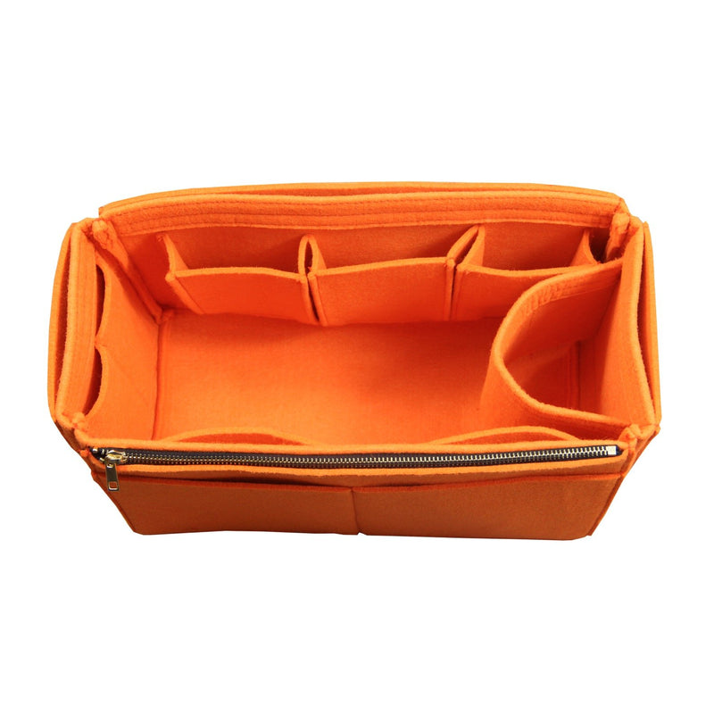 [Medium Belt Organizer] Felt Purse Insert, Bag in Bag, Customized Tote Organize, Cosmetic Makeup Diaper Handbag (Style JIA)