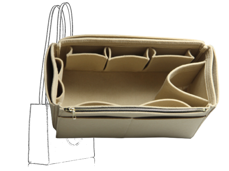 For [Telfar Large Shopping Bag] Insert Organizer Liner (Style J)