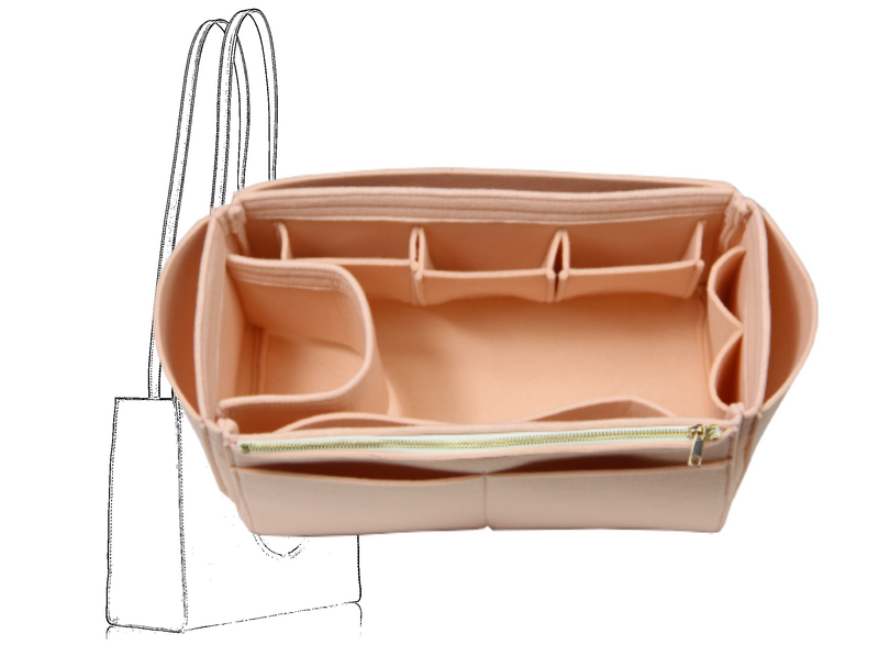 For [Telfar Large Shopping Bag] Insert Organizer Liner (Style J)