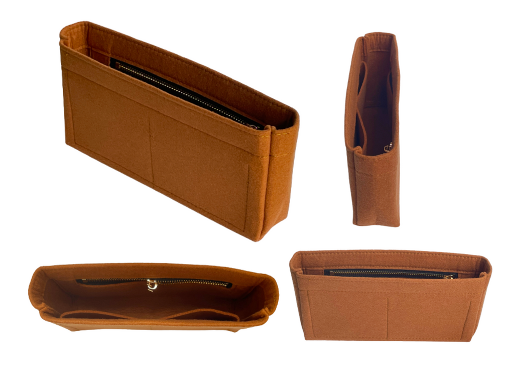 Handbag Organiser Insert, Brown - The Leather Store