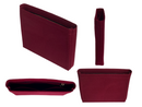 [Evelyne TPM Organizer] (Slim with Zipper) Felt Purse Insert with Slim Design, Customized Bag Liner Protector Shaper