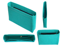 [Evelyne TPM Organizer] (Slim with Zipper) Felt Purse Insert with Slim Design, Customized Bag Liner Protector Shaper