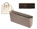 [Diana Small Tote Bag Organizer] Felt Purse Insert (Slim with Zipper), Customized Bag Organizer, Liner Protector