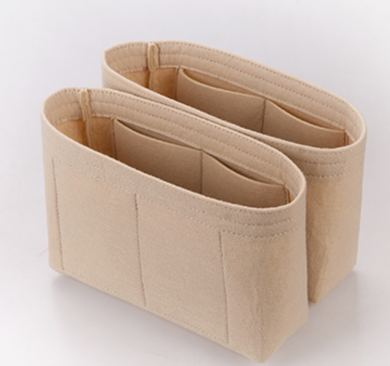 2pcs Organizer for [LOULOU MEDIUM Chain Bag] Felt Purse Insert with Slim Design Shoulder Bag Liner Protector
