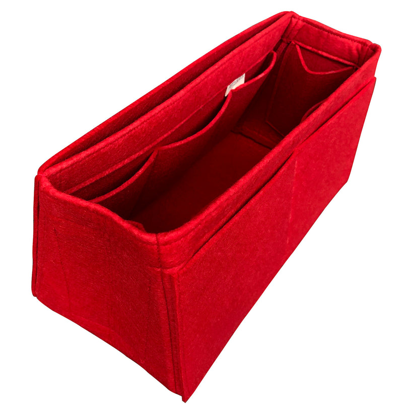 Purse Organizer for Alma insert , Felt Bag Organizer Purse Organizer Insert  For Alma PM BB insert organizer(BB,Red) 